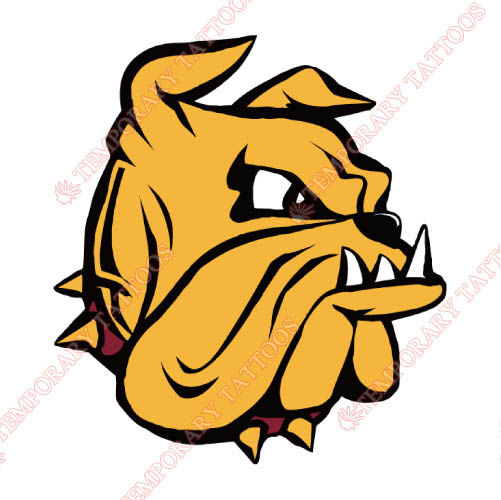 Minnesota Duluth Bulldogs Customize Temporary Tattoos Stickers NO.5091